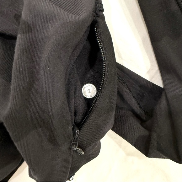 Lululemon Its Rulu Run Cropped Half Zip in Heritage 365 Camo Deep Coal Multi Sz2 - Picture 10 of 11